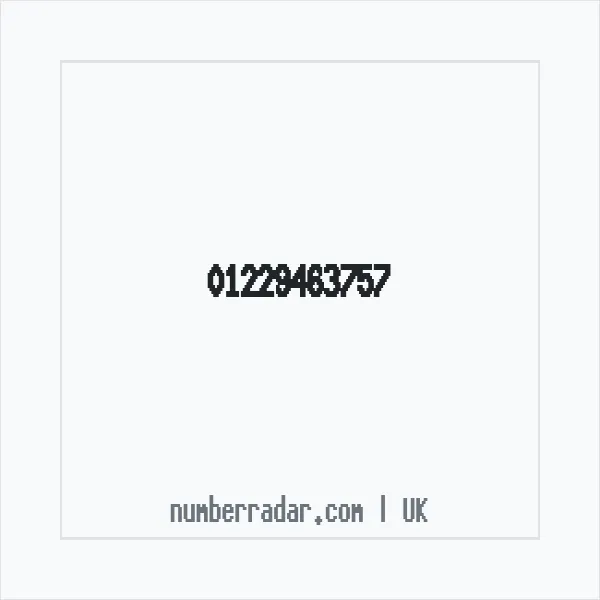 Reverse number check for +44 1229 463757 — who called me?