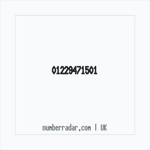 Reverse number check for +44 1229 471501 — who called me?