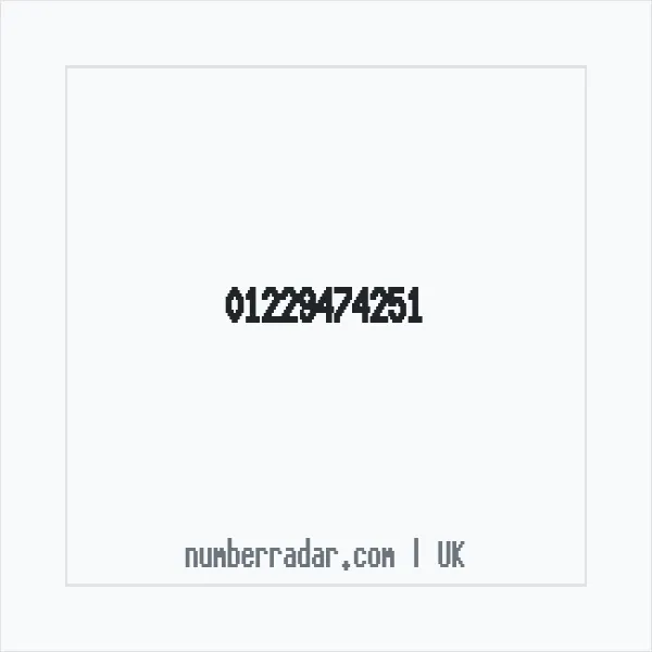 Reverse number check for +44 1229 474251 — who called me?