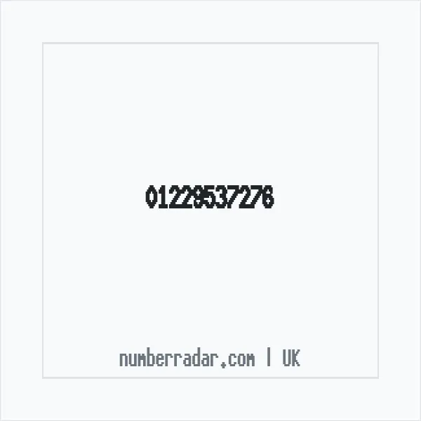 Reverse number check for +44 1229 537276 — who called me?