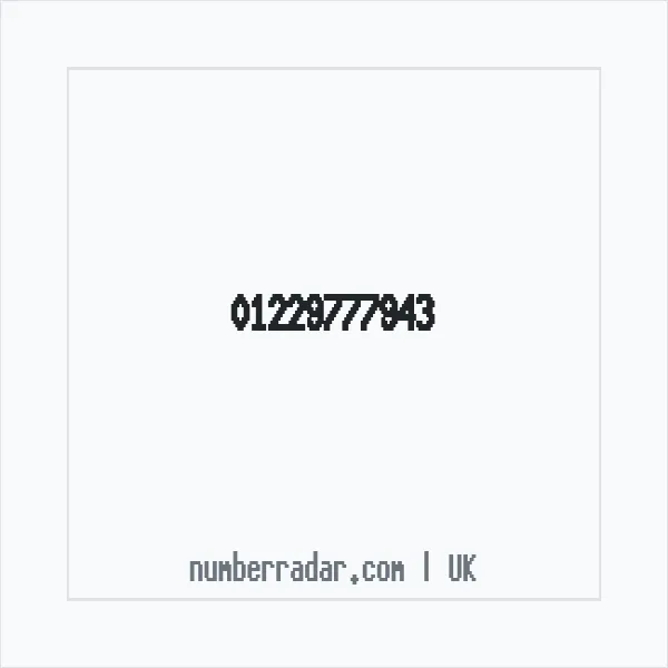 Reverse number check for +44 1229 777943 — who called me?