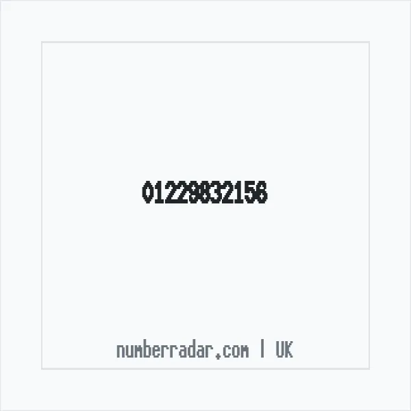 Reverse number check for +44 1229 832156 — who called me?