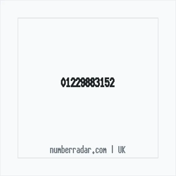 Reverse number check for +44 1229 883152 — who called me?