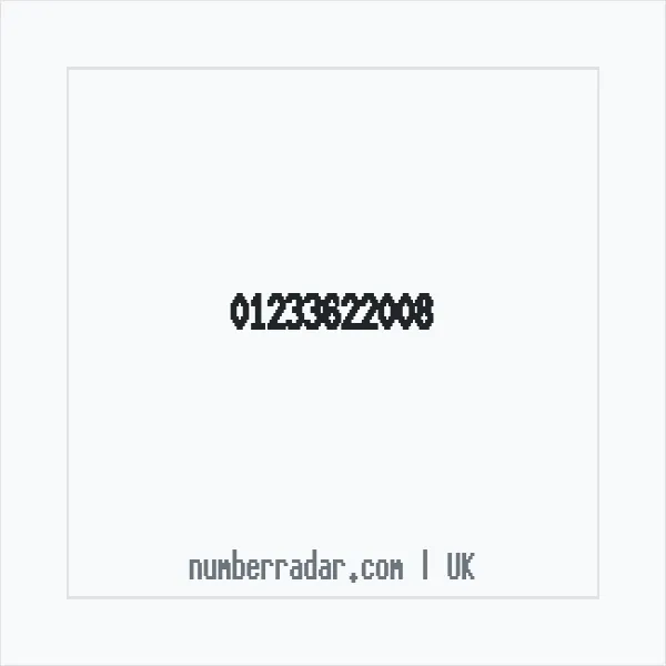 Reverse number check for +44 1233 622008 — who called me?