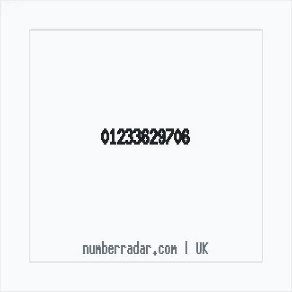 Reverse number check for +44 1233 629706 — who called me?