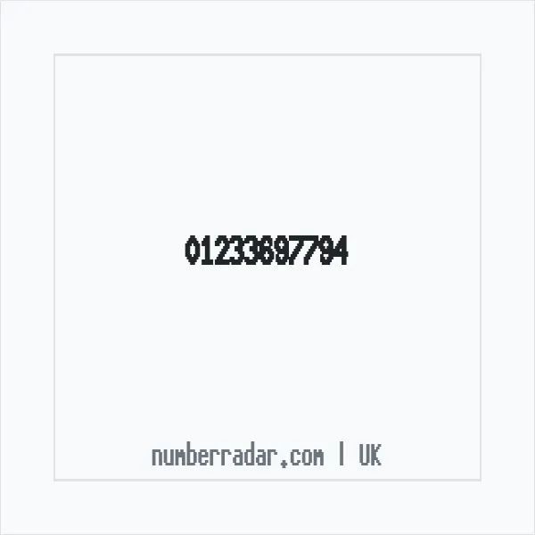 Reverse number check for +44 1233 697794 — who called me?