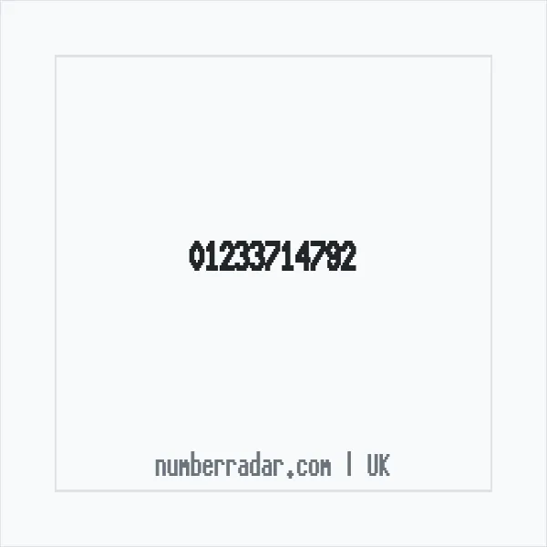 Reverse number check for +44 1233 714792 — who called me?