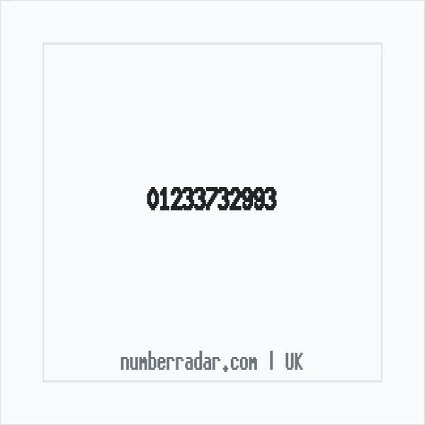 Reverse number check for +44 1233 732993 — who called me?