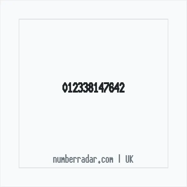 Reverse number check for +44 (1233) 814-764 — who called me?