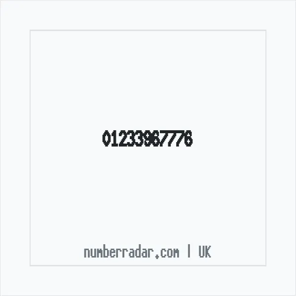 Reverse number check for +44 1233 967776 — who called me?