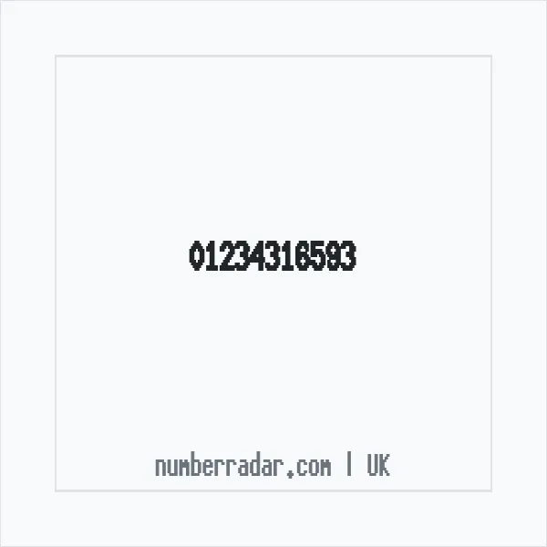 Reverse number check for +44 1234 316593 — who called me?