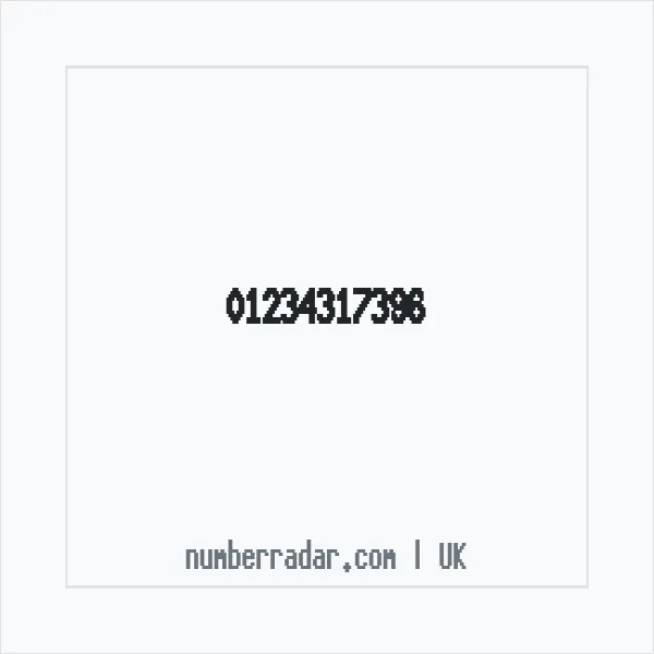 Reverse number check for +44 1234 317396 — who called me?