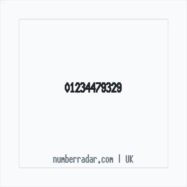 Reverse number check for +44 1234 479329 — who called me?