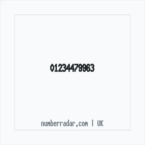 Reverse number check for +44 1234 479963 — who called me?
