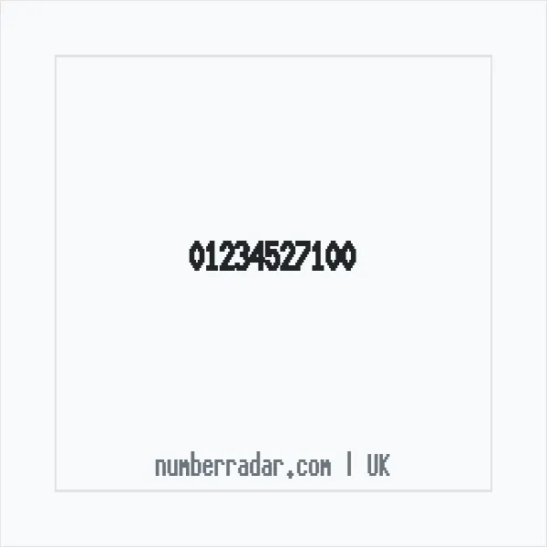 Reverse number check for +44 1234 527100 — who called me?