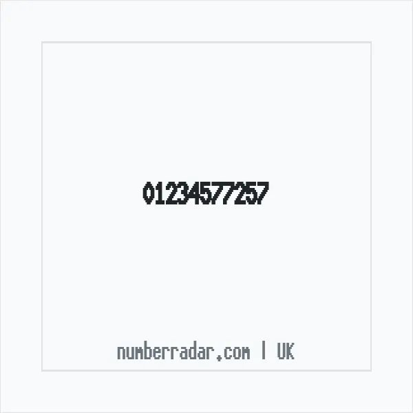 Reverse number check for +44 1234 577257 — who called me?