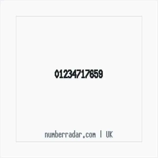 Reverse number check for +44 1234 717659 — who called me?