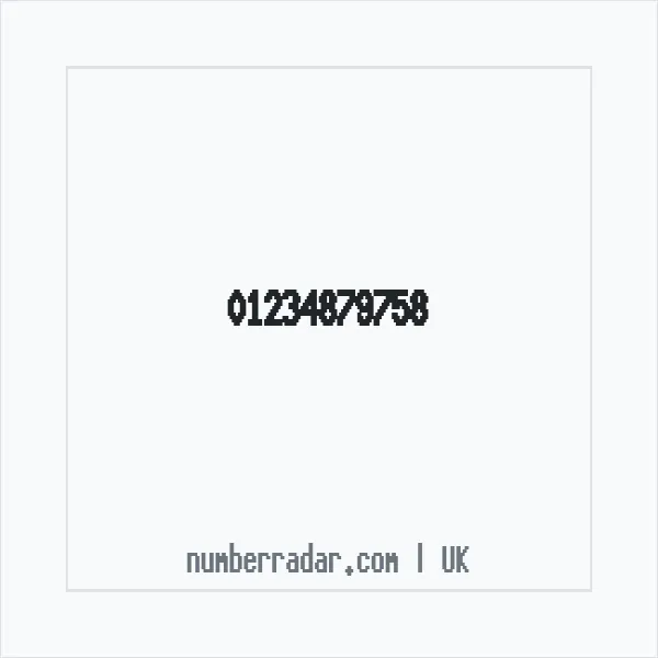 Reverse number check for +44 1234 879758 — who called me?
