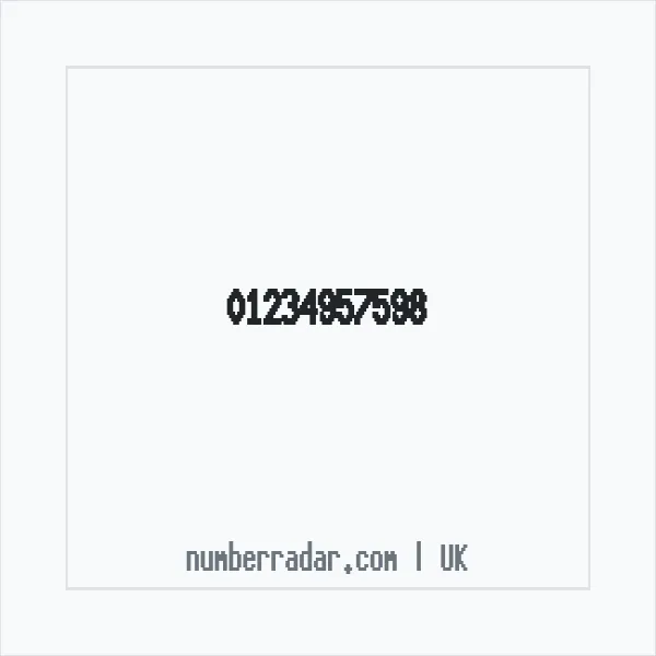 Reverse number check for +44 1234 957598 — who called me?