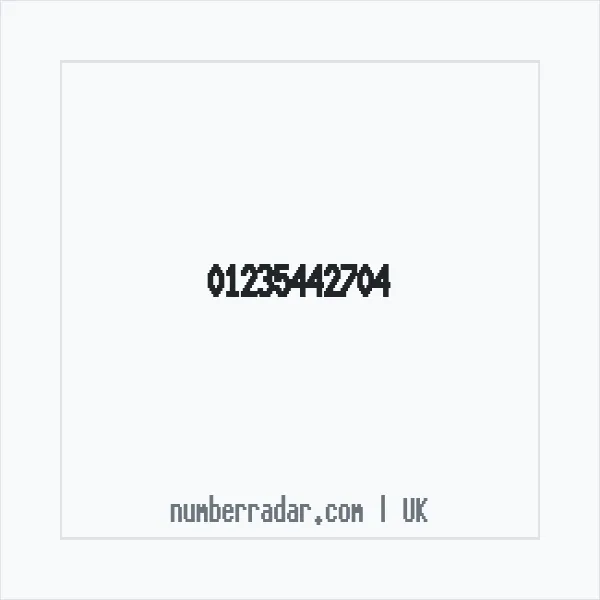 Reverse number check for +44 1235 442704 — who called me?