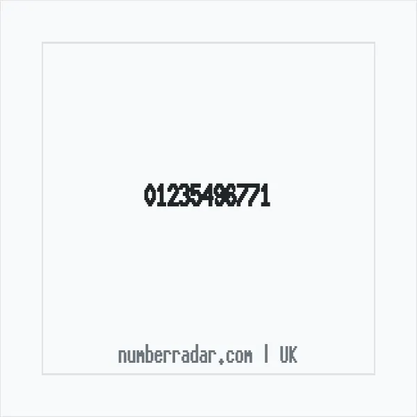 Reverse number check for +44 1235 496771 — who called me?