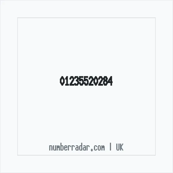 Reverse number check for +44 1235 520284 — who called me?