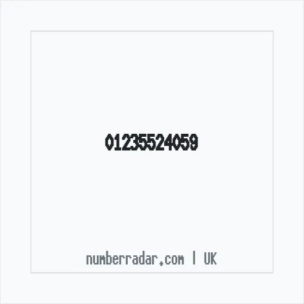Reverse number check for +44 1235 524059 — who called me?