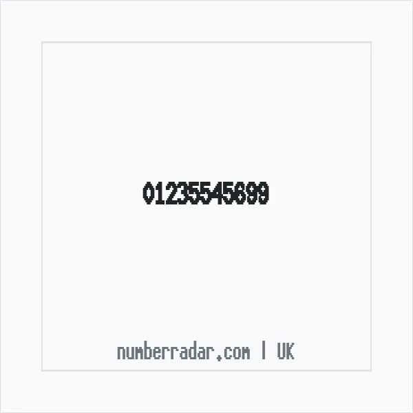 Reverse number check for +44 1235 545699 — who called me?