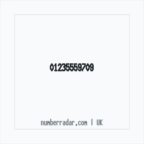 Reverse number check for +44 1235 559709 — who called me?