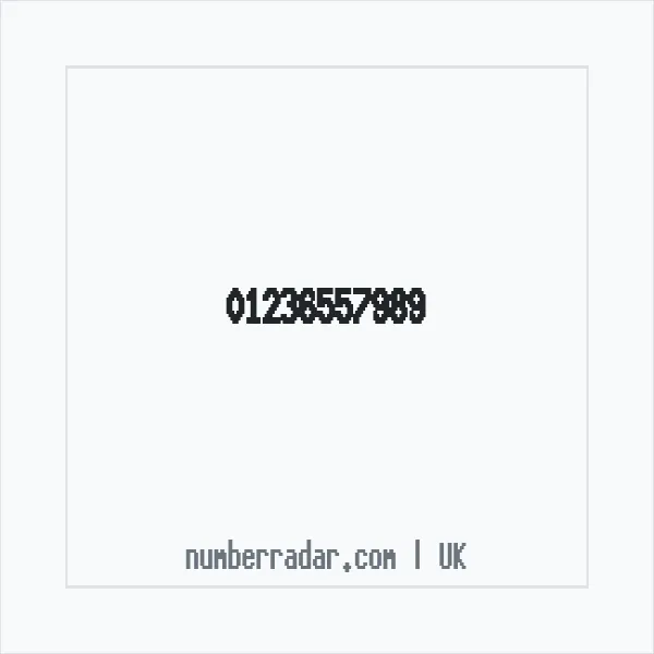 Reverse number check for +44 1236 557989 — who called me?