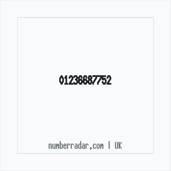 Reverse number check for +44 1236 687752 — who called me?