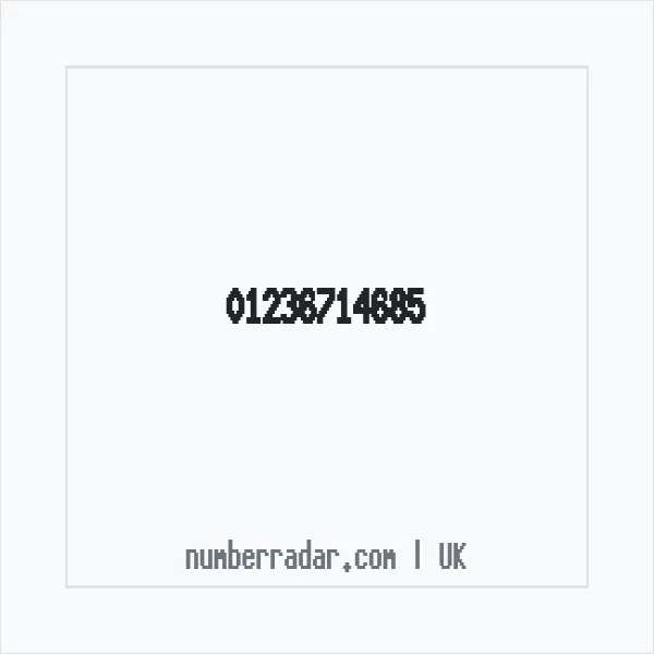 Reverse number check for +44 1236 714685 — who called me?