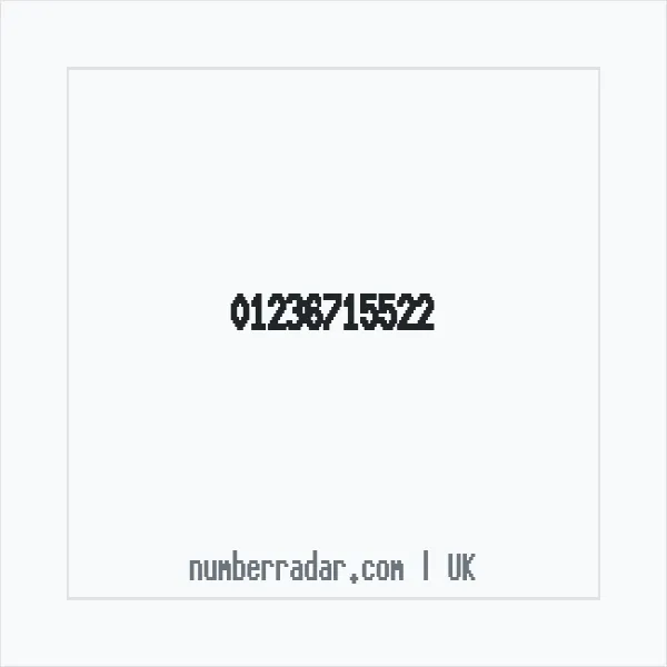 Reverse number check for +44 1236 715522 — who called me?