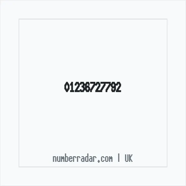 Reverse number check for +44 1236 727792 — who called me?