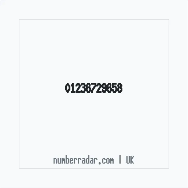 Reverse number check for +44 1236 729658 — who called me?
