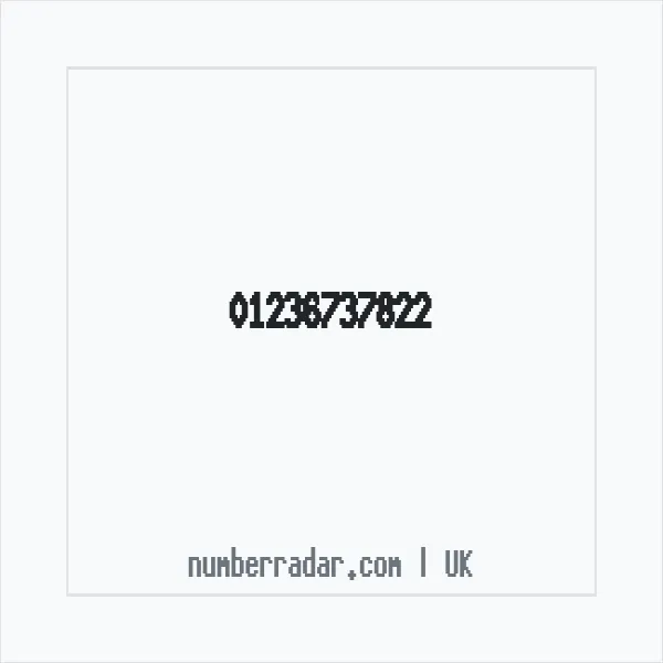 Reverse number check for +44 1236 737822 — who called me?