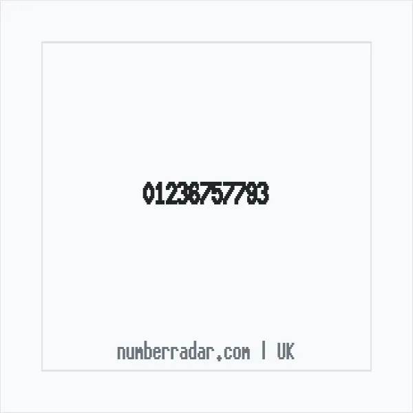 Reverse number check for +44 1236 757793 — who called me?