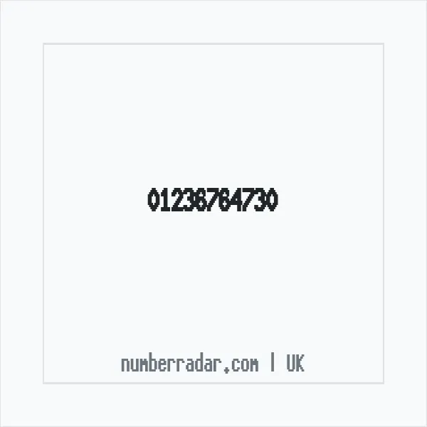Reverse number check for +44 1236 764730 — who called me?