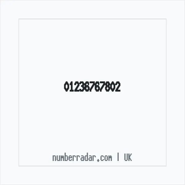 Reverse number check for +44 1236 767802 — who called me?