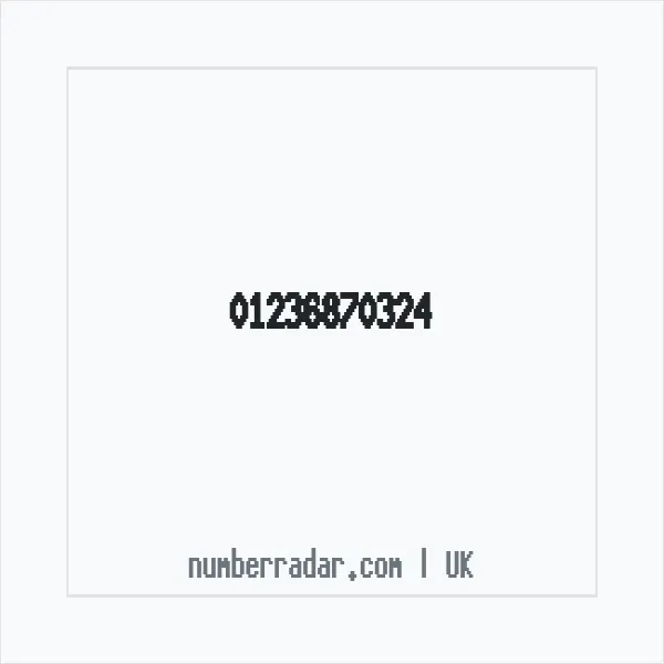 Reverse number check for +44 1236 870324 — who called me?