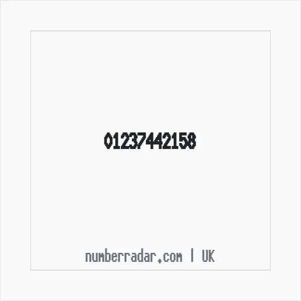 Reverse number check for +44 1237 442158 — who called me?