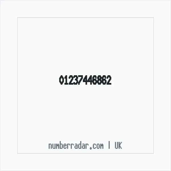 Reverse number check for +44 1237 446862 — who called me?