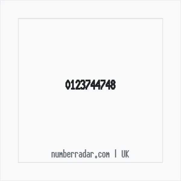 Reverse number check for +44 123744748 — who called me?