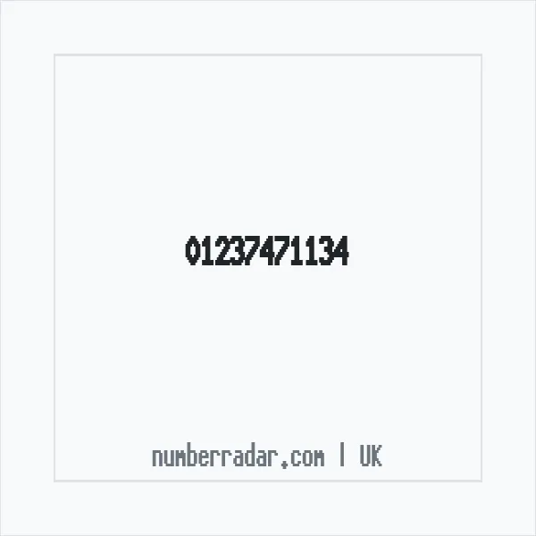 Reverse number check for +44 1237 471134 — who called me?