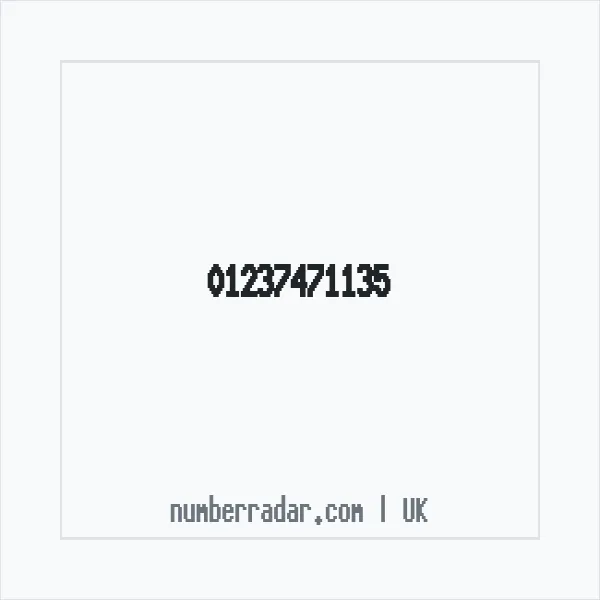 Reverse number check for +44 1237 471135 — who called me?