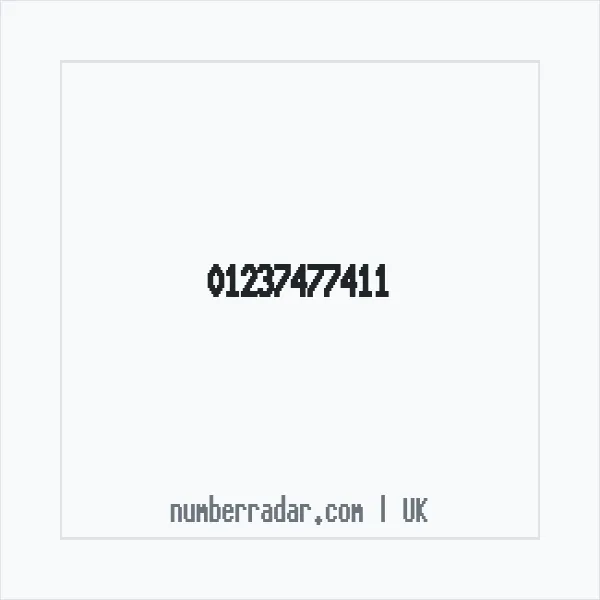 Reverse number check for +44 1237 477411 — who called me?