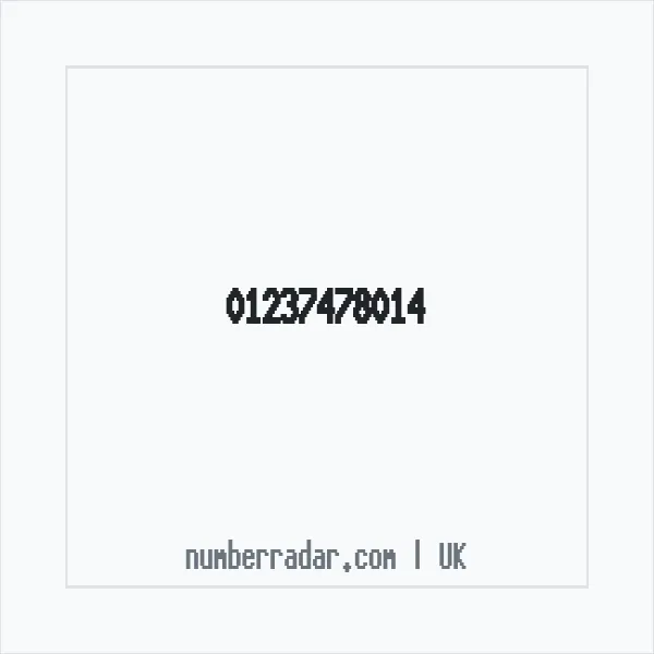 Reverse number check for +44 1237 478014 — who called me?