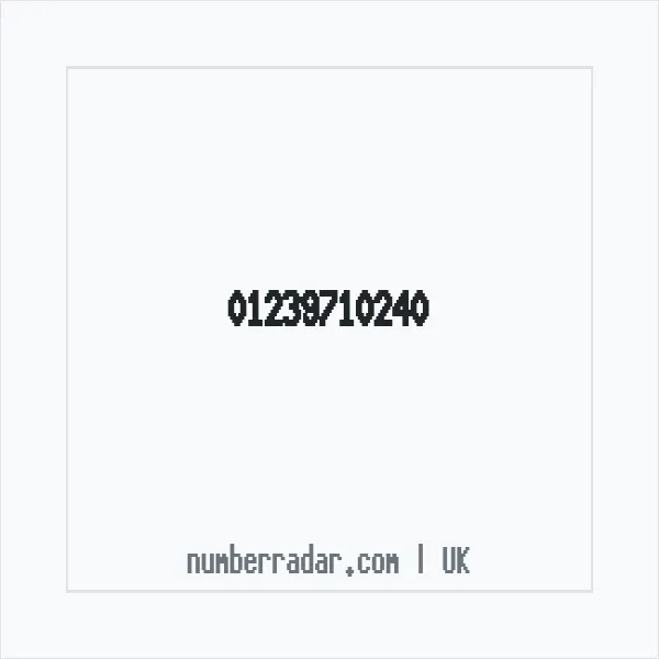 Reverse number check for +44 1239 710240 — who called me?