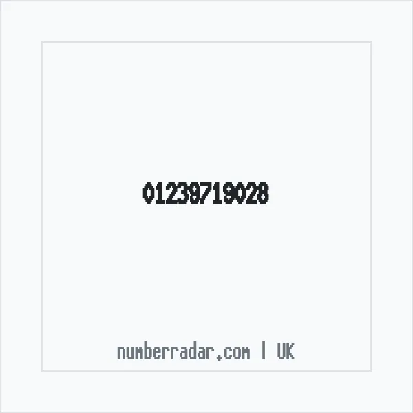 Reverse number check for +44 1239 719028 — who called me?