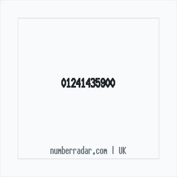 Reverse number check for +44 1241 435900 — who called me?